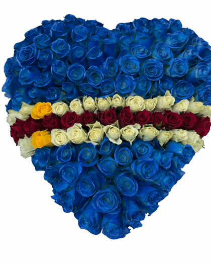 Rouwhart vlag van Kaapverdië